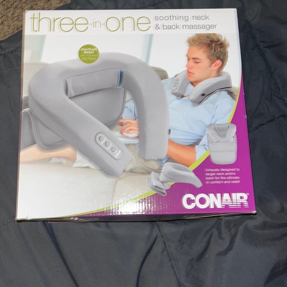 3 in 1 neck and back massager